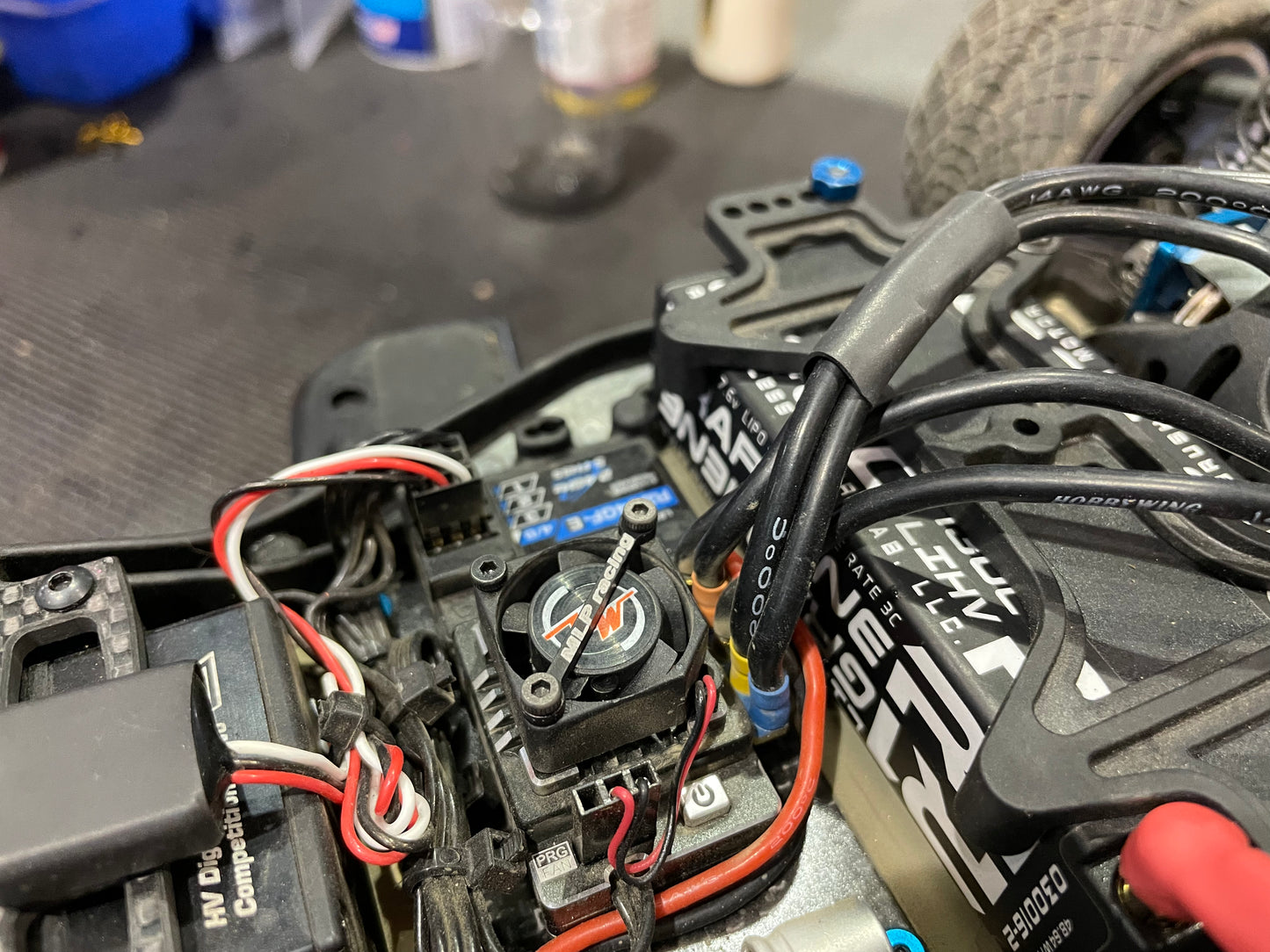 Hobbywing XR10 Stock Spec esc fan brace